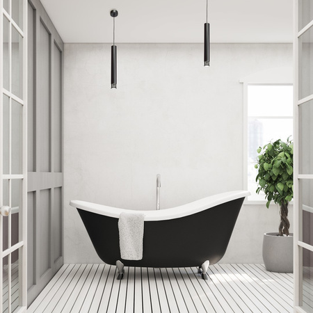 Lampa wisząca DANI 1xGU10 Wąski Klosz Czarna Chrom MLP6231 Milagro Metal