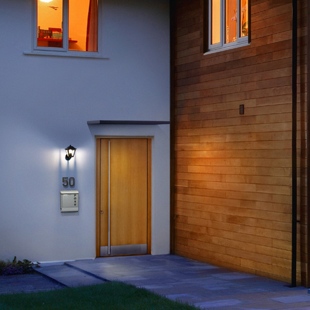 Lampa Ogrodowa Zewnętrzna Kinkiet Elewacyjny LED E27 IP44 Czarny Endura Ledvance