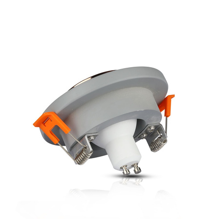 Oprawa Sufitowa Podtynkowa Oczko GU10 Okrągła Szara/Różowe złoto VT-862 V-TAC - 5 Lat Gwarancji