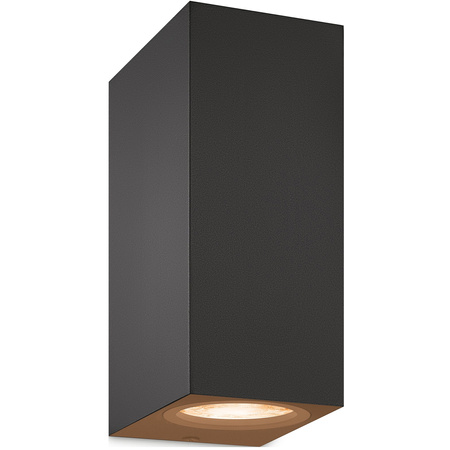 Lampa Ścienna LED Kinkiet Up&Down Czarny 2x 5W BIAŁY + RGB SMART WiFi WiZ