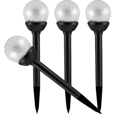 Lampa Solarna Ogrodowa LED Wbijana 5500-6000K IP44 33cm Czujnik Zmierzchu