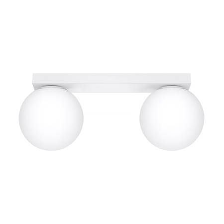 Lampa Sufitowa Listwa Oświetleniowa 2x G9 Kula Biała Nowoczesna Yoli Sollux