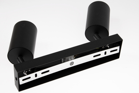 Lampa sufitowa QUALIS SPOT Reflektor Oprawa Halogenowa 2xGU10 Czarna