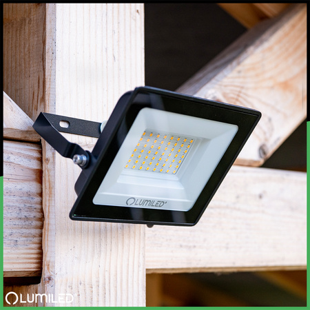 Naświetlacz LED ZUNA2 50W 4500lm 6500K IP65 Czarny LUMILED