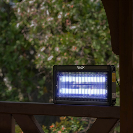 Lampa Owadobójcza Pułapka Elektryczna 100m2 20W na Muchy Komary Owady VAYOX