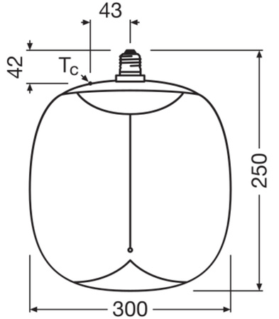 Żarówka LED Dekoracyjna E27 12W = 45W 550lm 1800K Ciepła 320° Bursztynowa Filament Ściemnialna Vintage 1906 Osram