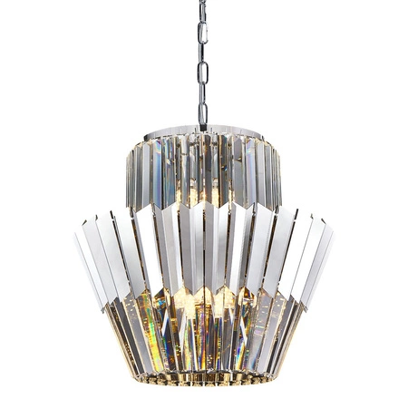 Lampa Sufitowa Żyrandol DONNA Chrom 9xE14 Milagro