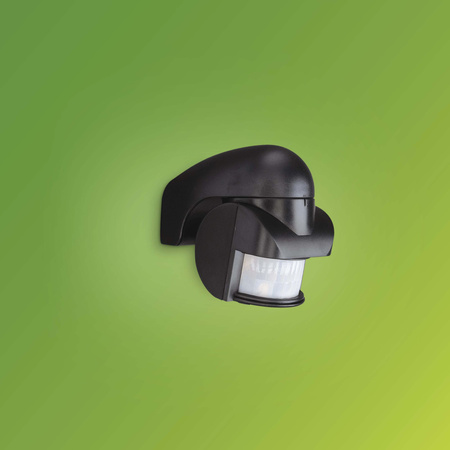 Czujnik Ruchu i Zmierzchu PIR IP44 Czarny Virginia Philips