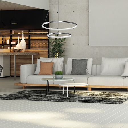 Lampa Wisząca Sufitowa ROTONDA Chrom 51W LED Milagro