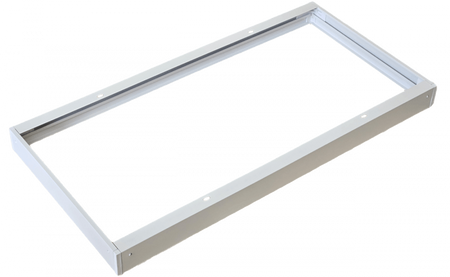 Ramka Zatrzaskowa Natynkowa do Paneli LED 60x30 Aluminiowa 44mm Biała Ecolight