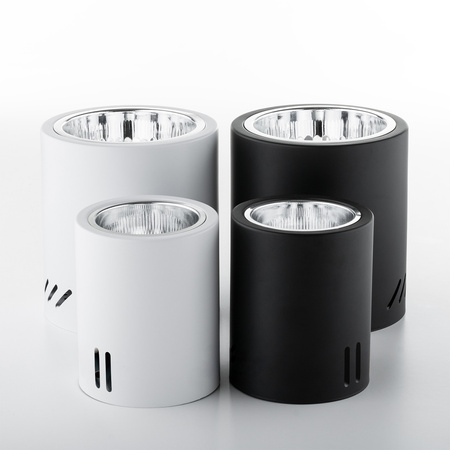 Oprawa Sufitowa Natynkowa Stała Okrągła APUS 13 Spot TUBA Biała E27