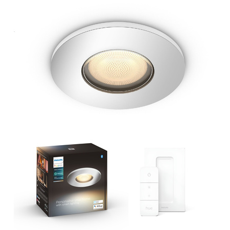 Oprawa Podtynkowa Wpuszczana Łazienkowa LED Adore 5W IP44 CCT Okrągła PHILIPS HUE Bluetooth