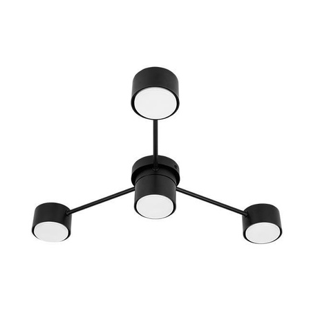 Żyrandol Lampa Oprawa Wisząca Sufitowa Dekoracyjny 4x GX53 Czarny Guliver Masterled