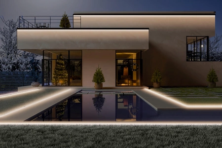 Taśma LED Pasek Zewnętrzny COB 24W 1900lm 3000K IP44 Biały COB Strips Ledvance