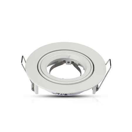 Oprawa Sufitowa Podtynkowa Oczko GU10 Okrągła Biała VT-775 V-TAC