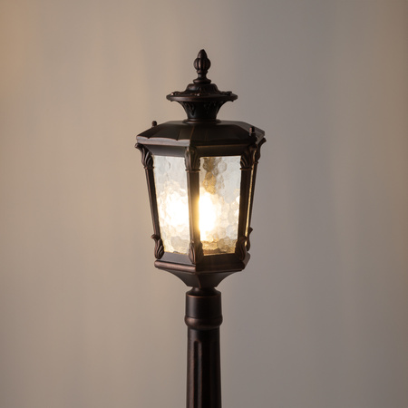 Lampa Ogrodowa Oprawa Zewnętrzna Stojąca Słupek E27 Miedziana Wodoodporna IP44 AMUR 4694 Nowodvorski