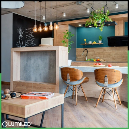 Żarówka LED E27 Kula G95 6W = 50W 660lm 2000K Ciepła 360° BURSZTYNOWA FILAMENT LUMILED