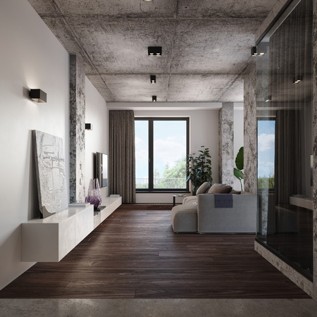 Lampa Ścienna Kinkiet Góra Dół 2x G9 Prostokątna Szara Nowoczesna Quad Sollux