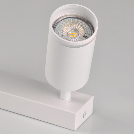 Oprawa Ścienno-Sufitowa Reflektor Punktowy 2x GU10 Biała PARIS Sanico Goldlux