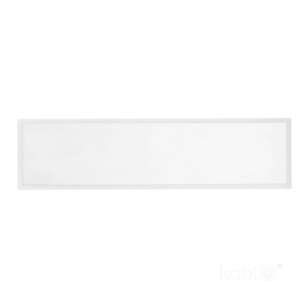 Panel LED Natynkowy 36W 4320lm 4000K 90° Neutralny UGR<19 Biały 30x120cm Capri Pro Kobi