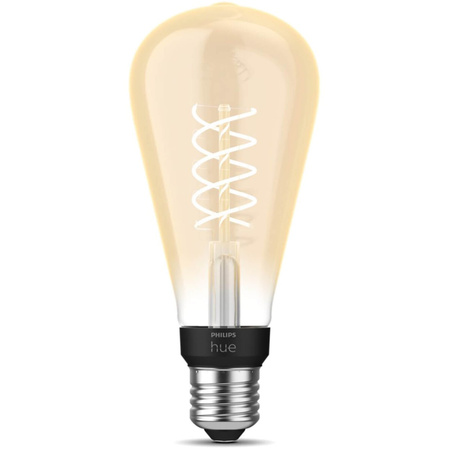 Żarówka LED Edison E27 ST72 7W 2100K Ciepła Filament PHILIPS HUE White Bluetooth Zigbee