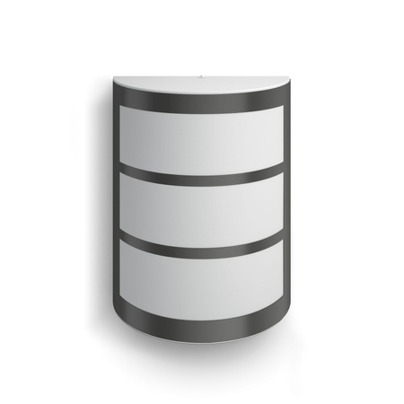 Kinkiet Ogrodowy Lampa Elewacyjna Zewnętrzna LED 6W 450lm 2700K Antracyt IP44 Python Philips