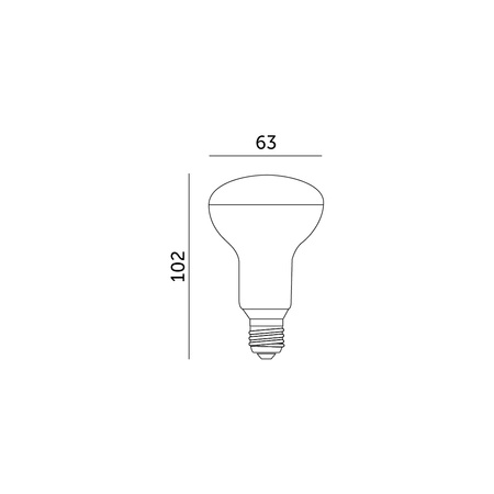 Żarówka LED E27 Kulka 8W 700lm 4000K Neutralna 120° Kobi