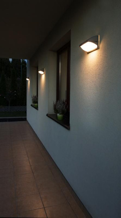 Lampa Ogrodowa Zewnętrzna Elewacyjna KINKIET LED Nelly TO2008 AL E27 Su-Ma