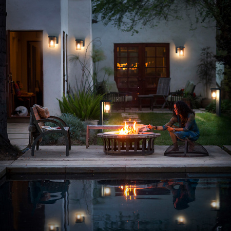 Lampa Ogrodowa Zewnętrzna Kinkiet Elewacyjny LED E27 IP44 Szary Endura Ledvance