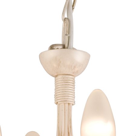 Lampa Wisząca Sufitowa DONATO 8xE14 Żyrandol Biała Klasyczna LM-8.29 Lamkur