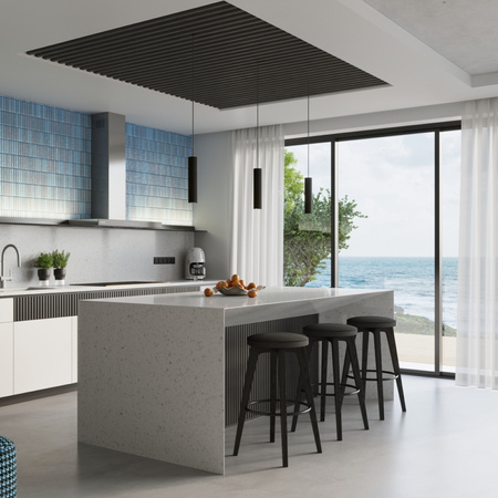 Lampa Sufitowa Reflektor Tuba Spot 1x GU10 Czarna Karbon Deep Space SL.1571 Sollux