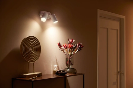 Lampa Sufitowa LED Reflektor 8.4W 800lm IP20 White and Color Ambiance RGB + TW Biała Inteligentna SMART Zigbee Bluetooth Fugato Philips HUE