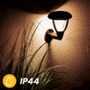Kinkiet Ogrodowy Solarny Elewacyjny LED Lampa Ścienna Oprawa z Czujnikiem Ruchu i Zmierzchu 4000K IP44