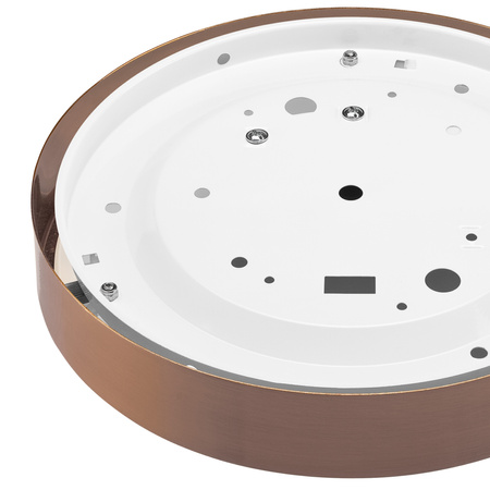 Plafon LED Lampa Sufitowa DANTE E27 Miedziana Biała Metalowa LD.PD-6.14 Lamkur