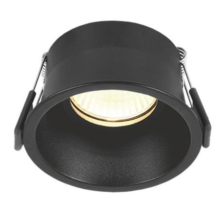 Oprawa Podtynkowa Wpuszczana HALOGENOWA Punktowa 1x GU10 Czarna Videx