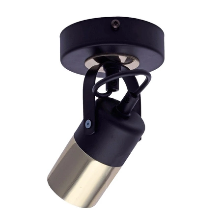 Lampa Ścienna Kinkiet WILSON Czarna 1xGU10 Milagro