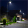 Lampa Uliczna Solarna LED Przemysłowa Oprawa Drogowa 15W 1600lm 4000K Neutralna z Czujnikiem Ruchu i Zmierzchu IP65 Czarna Street Kobi