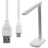 Lampka Biurkowa Nocna LED 5W CCT 3in1 3000-6000K Szkolna USB Biała