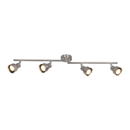 Lampa Sufitowa Oprawa Halogenowa Punktowa Reflektor Spot GU10 Chrom Nowoczesny Blake Rabalux