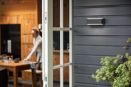 Kinkiet Ogrodowy Lampa Elewacyjna Zewnętrzna LED 9W 1000lm 4000K IP44 Antracyt Stratosphere Philips