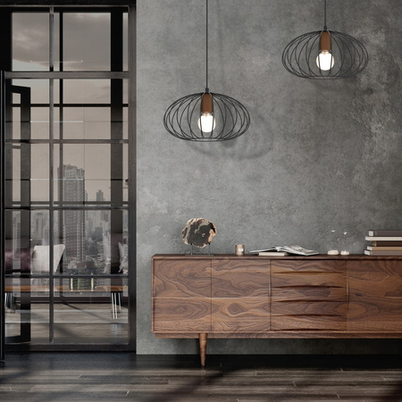 Lampa Wisząca Sufitowa MERIDIANO 1xE27 Milagro