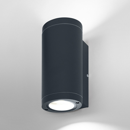 Lampa Ogrodowa Zewnętrzna Kinkiet Elewacyjny LED GU10 IP44 Szary Endura Ledvance