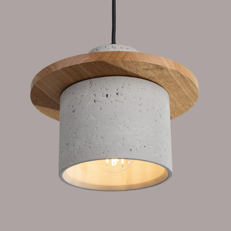 Lampa Wisząca Sufitowa E27 Beton MAB Persian Indigo SL.1363 Sollux
