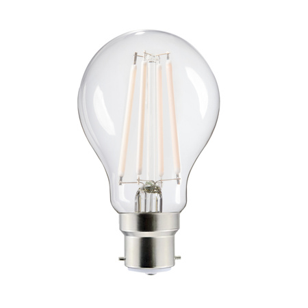 Żarówka LED B22 Edison A60 7W = 60W 806lm 2700K Ciepła Ściemnialna Przezroczysta XLEDIMW Filament Kanlux