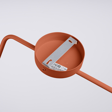 Lampa Ścienna Kinkiet E14 Ochra czerwona NOX Crimson SL.1701 Sollux