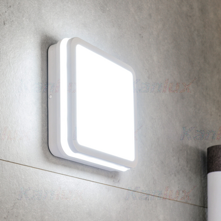 Plafon LED Lampa Ogrodowa Sufitowa Kwadratowa 24W 2060lm 26cm BENO KANLUX