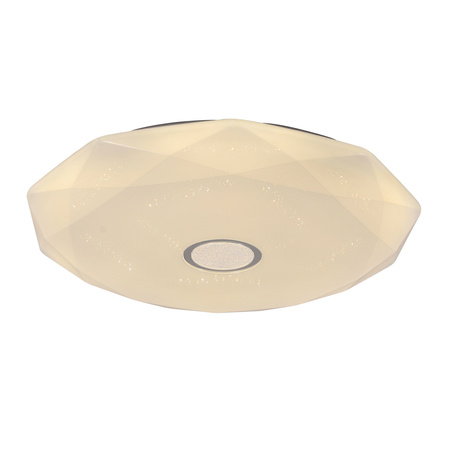Plafon LED Oprawa Sufitowa 80W 9200lm CCT 120° Biała Pilot Ściemnialna Diamond Sanico Goldlux