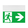 Lampa Znak Ewakuacyjny LED 0.9W = 1.2W5000K Zimny Natynkowa Biała ONTEC Kanlux