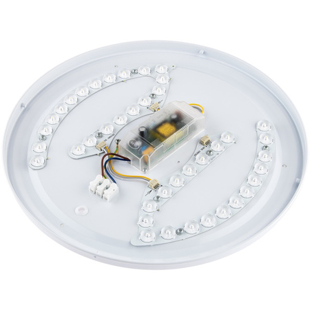 Plafon LED sufitowy łazienkowy 24W 3000-6500K Biały Okrągły Diament 39cm + Pilot