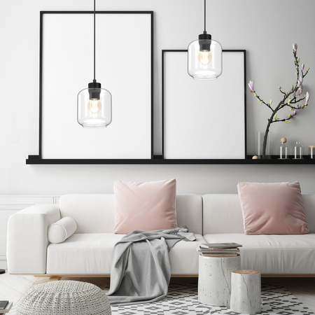 Lampa Wisząca Sufitowa SOMBRA CLEAR 1xE27 Milagro